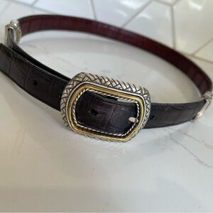 Reversible Brighton Belt Brown Black Size ML
